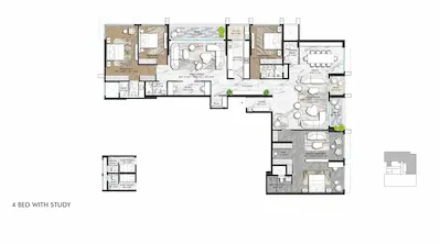3 BHK Optima-918 Sq.ft