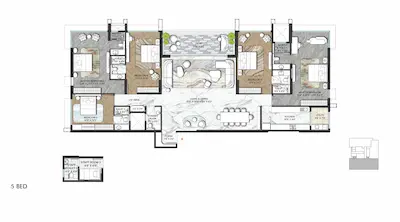 3 BHK-1205 Sq.ft